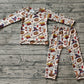 Baby Boy Long Sleeves Cartoon Hats Shirt Pants Pajamas Magic Set