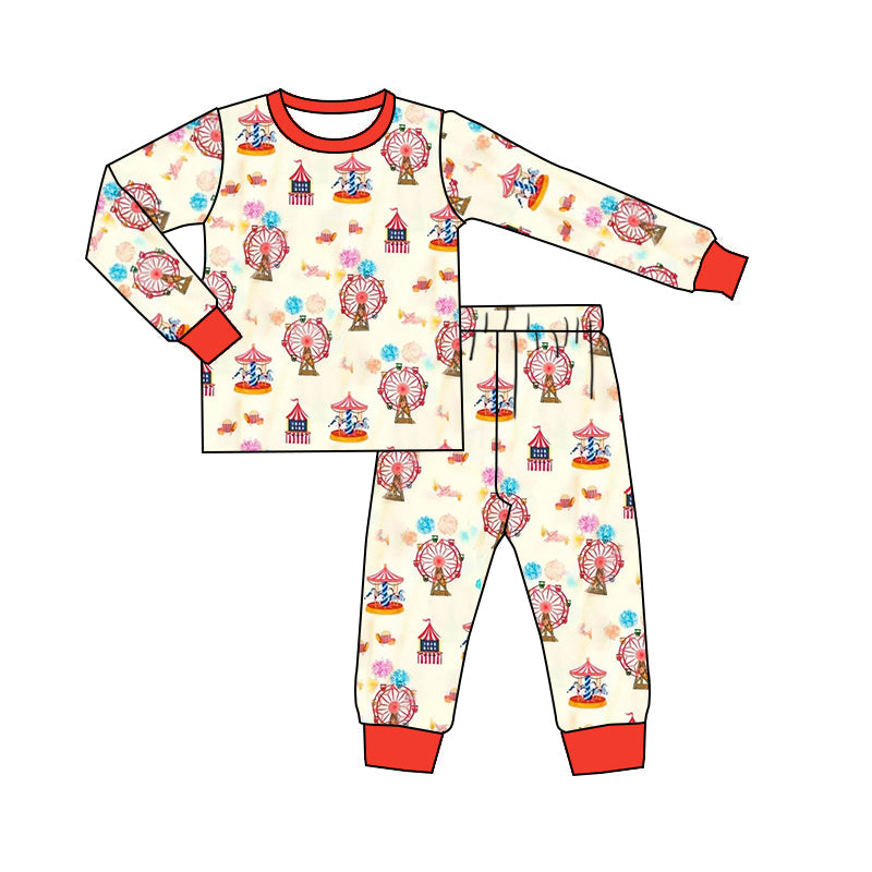 Pre-order Baby Girl Playground Shirt Pants Pajamas Set