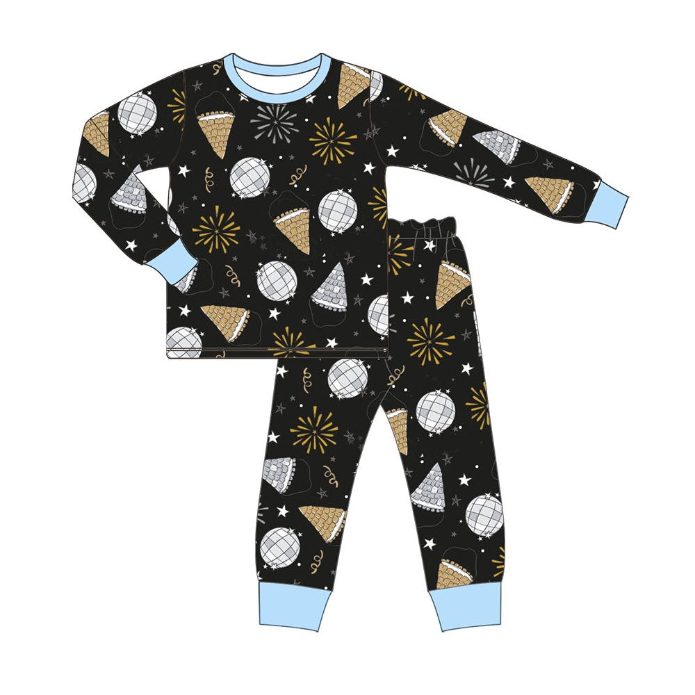 Pre-order Baby Boy Happy New Year Shirt Pants Pajamas Set