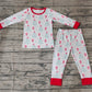 Baby Boy Long Sleeves Christmas Tree Shirt Pants Pajamas Bamboo Set