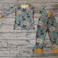 Baby Boy Long Sleeves Hunting Ducks Shirt Pants Pajamas Bamboo Set