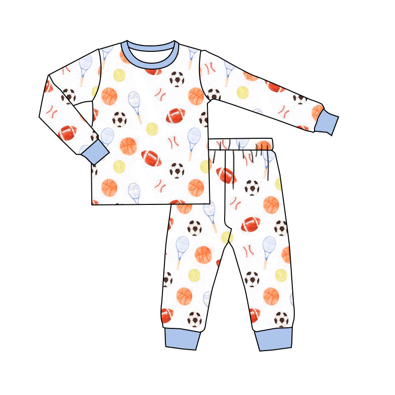 Pre-order Baby Boy Football Shirt Pants Pajamas Set