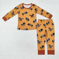 Baby Boy Kids Western Rodeo Cows Sibling Brother Bamboo Pajamas Clothes Set