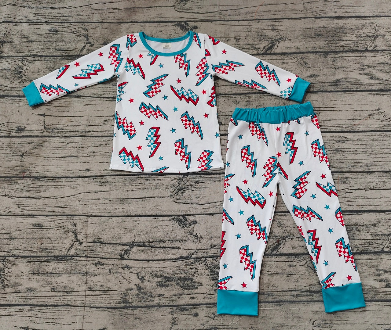 Baby Boy Christmas Long Sleeves Light Shirt Pants Pajamas Clothes Bamboo Set