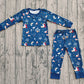 Baby Boy Long Sleeves Nativity Shirt Pants Christmas Pajamas Clothes Set RTS