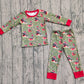 Baby Boy Long Sleeves Dogs Ducks Shirt Pants Christmas Pajamas Set RTS