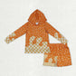 Sibling Baby Boys Long Sleeves Sprinkles Drips Hoodie Shirt Pockets Shorts Team Clothes Set RTS