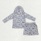 Sibling Baby Boys Long Sleeves Hoodies Shirts Pockets Shorts Clothes Camo Sets RTS