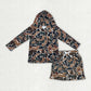 Sibling Baby Boys Long Sleeves Hoodies Shirts Pockets Shorts Clothes Camo Sets RTS