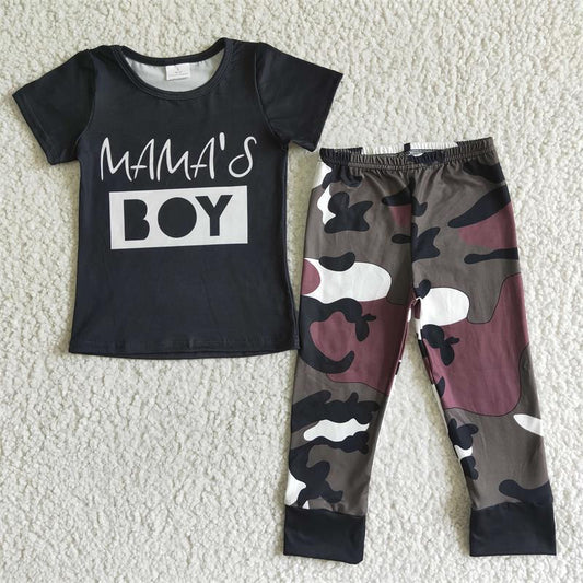 Promotion Baby Kids Mama's Boy Camo Pants Clothes Outfit