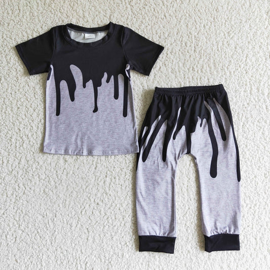 Promotion Baby Boy Halloween Outfit Pajamas Clothes