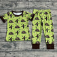 Baby Boys Short Sleeves Ducks Cmo Hats Shirt Pants Pajamas Hunting Green Outfit RTS