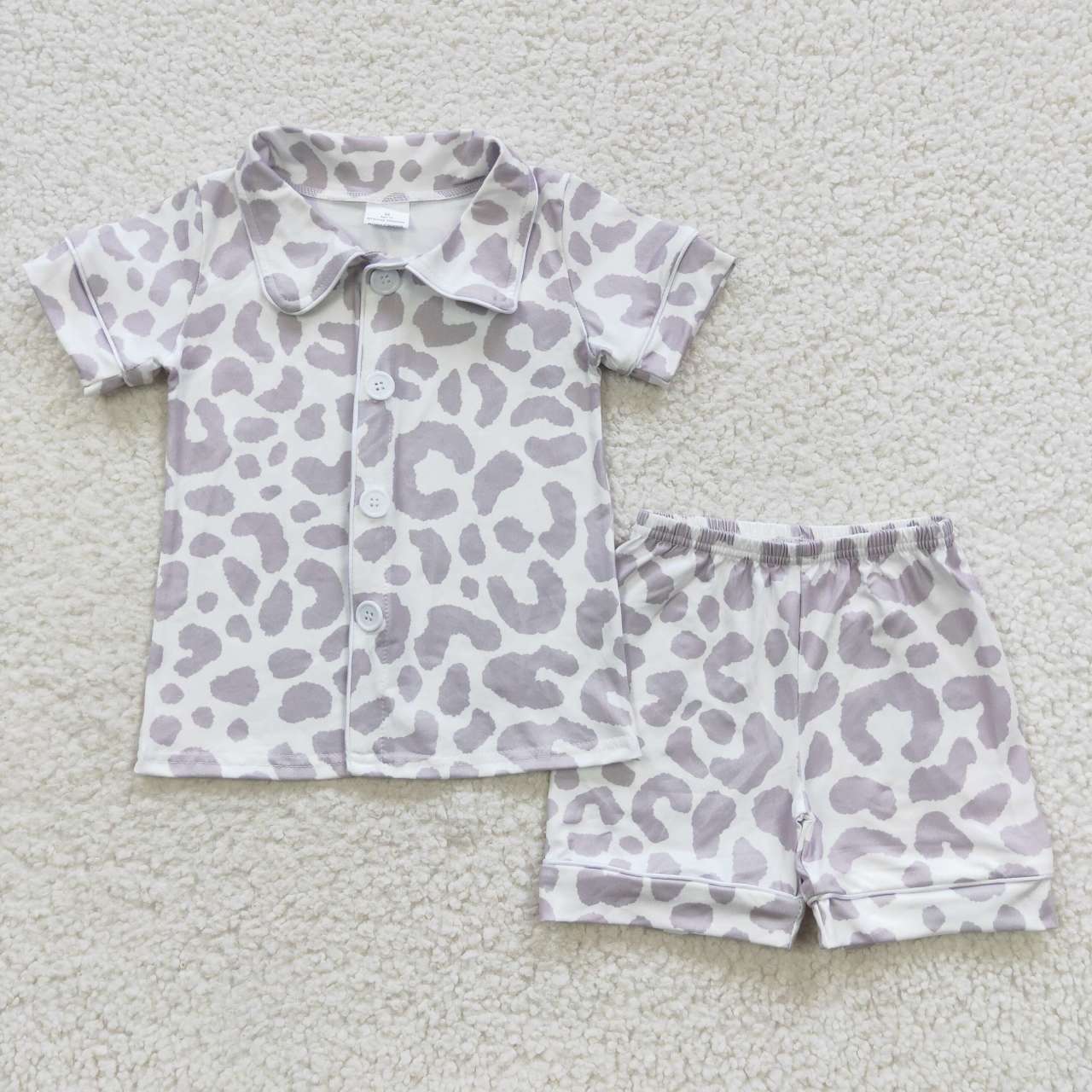 Baby Boy Short Sleeves Western Buttons Shirt Shorts Sibling Pajamas Set RTS