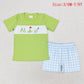 Baby Boy Short Sleeves Golf Shirt Shorts Sibling Set Summer Clothes RTS