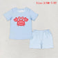 Baby Boy Toddler Short Sleeves Crabs Shirt Shorts Sibling Set Clothes RTS