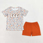 Sibling Baby Boys Kids Short Sleeves Embroidery Ducks Shirts Shorts Hunting Clothes Sets RTS