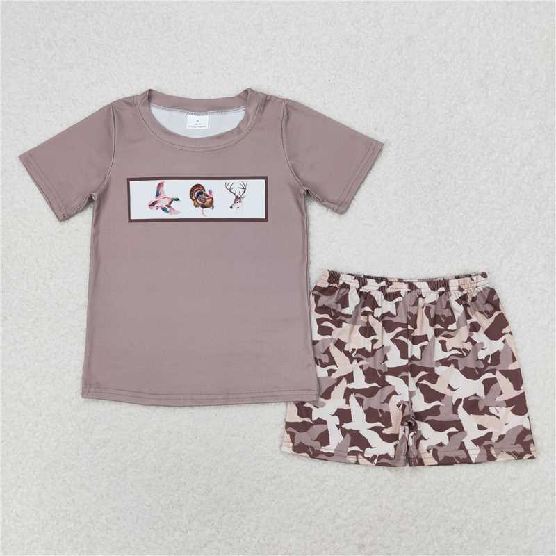 Baby Girl Toddler Summer Ducks Deer Sibling Dress Outfit Clothes RTS