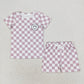 Baby Boy Short SleeveS Smile Shirt Shorts Sibling Clothes Set RTS