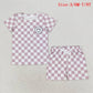 Baby Boy Girl Smile Shirt Shorts Summer Set Sibling Clothes RTS