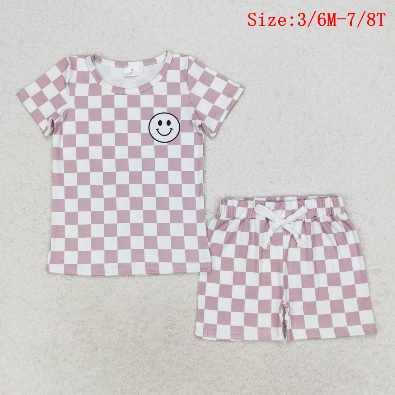 Baby Boy Girl Smile Shirt Shorts Summer Set Sibling Clothes RTS