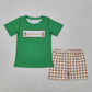 Baby Kids Toddler Short Sleeves Daddy's Boy Shirt Shorts Sibling Clothes Set RTS