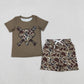 Sibling Baby Boys Short Sleeves Baseballs Shirt Camo Pockets Shorts Clothes Sets RTS