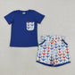 Sibling Baby Boys Kids Short Sleeves Shirts Pockets Shorts Sets Summer Clothes