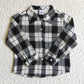 Baby Boy Girl Plaid Button Ups Sibling Long Sleeve Shirt Tops