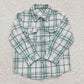 Baby Boy Girl Plaid Button Ups Sibling Long Sleeve Shirt Tops