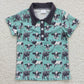 Sibling Kids Boys Short Sleeves Western Buttons Hunting Shirts Tops