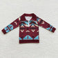 Sibling Baby Boys Long Sleeves Aztec Western Zipper Pullover Shirts Tops RTS