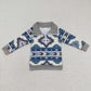 Sibling Baby Boys Long Sleeves Aztec Western Zipper Pullover Shirts Tops RTS