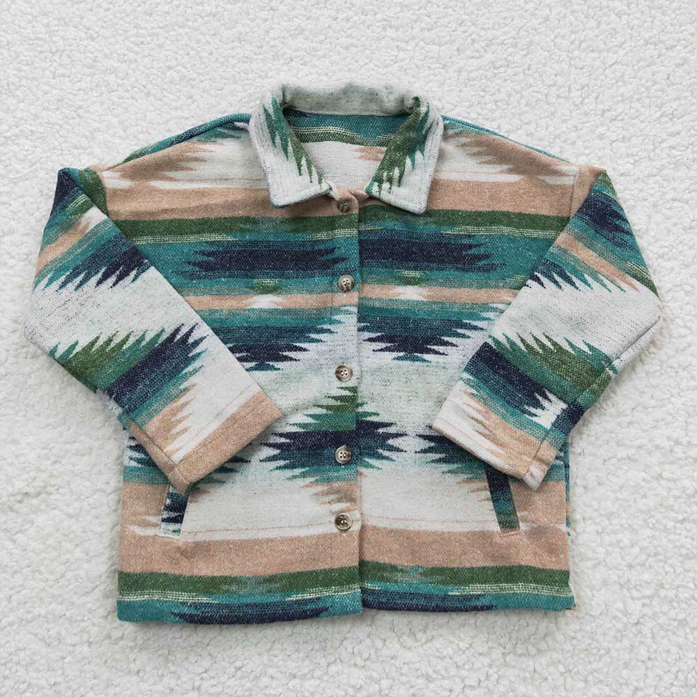 Baby Kids Western Aztec Sibling Jackets Cardigan Coat