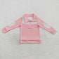 Baby Boy Girl Long Sleeves Zipper Sibling Pullover Shirt Tops RTS