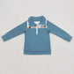 Baby Boy Toddler Long Sleeves Shirt Sibling Kids Zipper Pullover Tops RTS