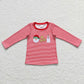 Sibling Boys Kids Long Sleeves Embroidery Christmas Shirt Tops RTS