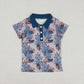 Sibling Kids Boys Short Sleeves Dogs Ducks Deer Buttons Hunting Shirts Tops