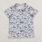 Baby Boy Short Sleeves Grey Camo Buttons Shirt Sibling Tops Romper RTS