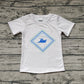 Baby Boys White Ship Short Sleeve Tee Shirts Tops Preorder