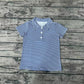 Baby Boy Blue Stripes Short Sleeves Tee Shirt