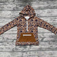 Baby Boy Brown Camo Hoodie Zipper Pullover Shirt