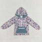 Baby Boy Camo Pocket Hoodie Zipper Sibling Shirt Tops