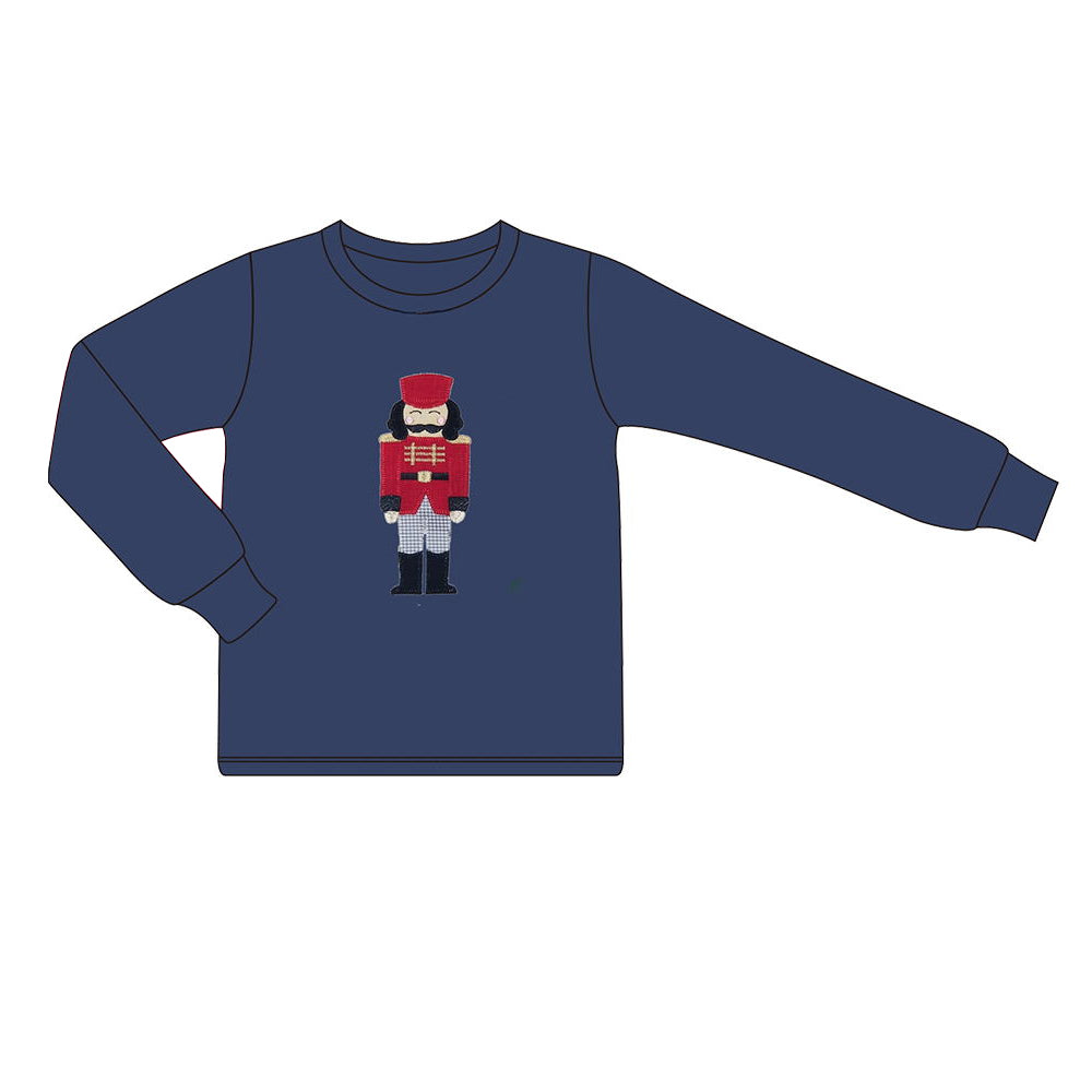 Pre-order Baby Boy Long Sleeves Christmas Soldier Shirt