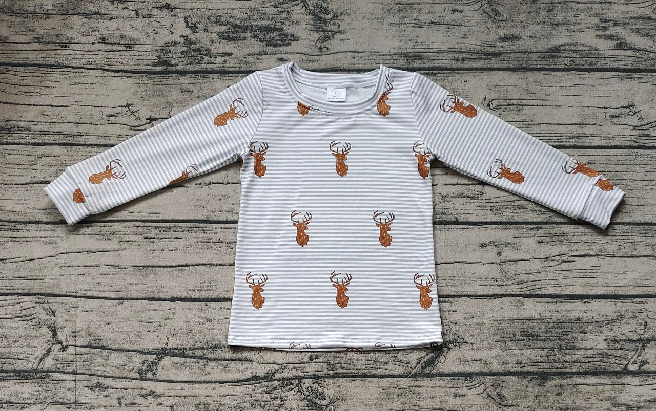 Baby Boy Long Sleeves Deer Hunting Shirt Tops