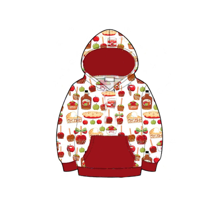 Pre-order Baby Kids Thanksgiving Apple Pie Hoodie Shirt