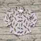 Baby Boy Long Sleeves Buttons Camo Tools Hunting Shirt