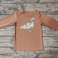 Baby Boy Long Sleeves Brown Camo Duck Shirt Tops