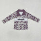 Sibling Boys Kids Long Sleeves Embroidery Mama's Daddy's Boy Camo Shirt Tops