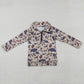 Baby Boy Long Sleeves Camo Pocket Zipper Pullover Sibling Shirt Tops