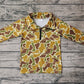 Baby Boy Zipper Long Sleeves Pocket Pullover Camo Shirt